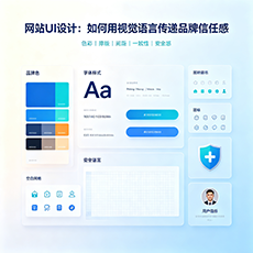 牡丹江建站-网站UI设计:如何用视觉语言传递品牌信任感